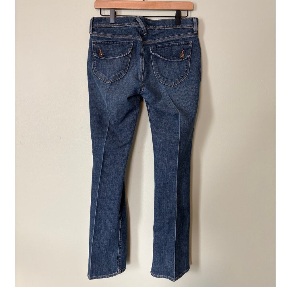 Old Navy 90's Y2K Vintage Patch Pocket Bootcut Jeans Mid Rise 6 - Picture 2 of 9